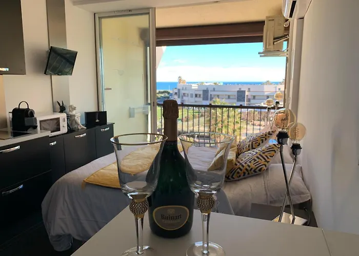 Bagatelle Naturiste Heliopolis Clim Ascenseur Vue Parking Privé Appartamento Agde