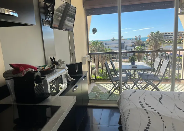 Bagatelle Naturiste Heliopolis Clim Ascenseur Vue Parking Privé Agde