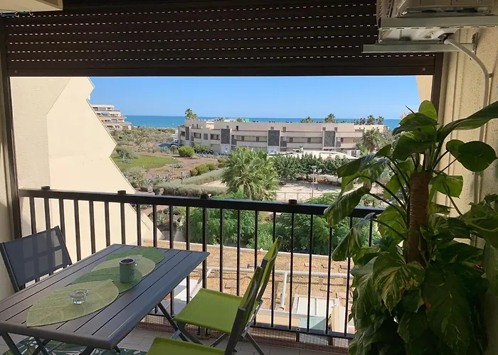 Bagatelle Naturiste Heliopolis Clim Ascenseur Vue Parking Prive 아파트 아그